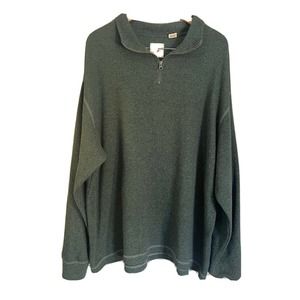 RED HEAD Sweater 1/4 Zip Pullover COTTON Polly Blend SWEATER Men’s Size 3XL EUC